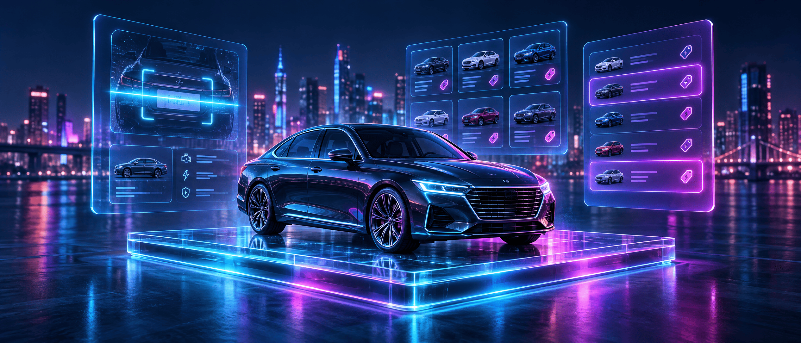 Gestionale parco auto per concessionari: dashboard digitale con catalogo veicoli, scansione targa e aggiornamento massivo dei prezzi